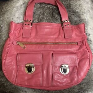 Marc Jacobs Stella Handbag Purse Tote Hot Pink 2000s Vintage